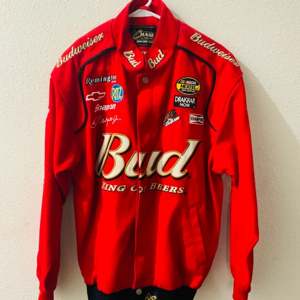 DALE EARNHARDT JR BUDWEISER NASCAR JCKET